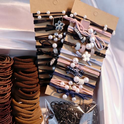 GUOXI 1163PCS Hair Accessories Set for Women - Scrunchies, Ponytail Holders & Hair Ties
