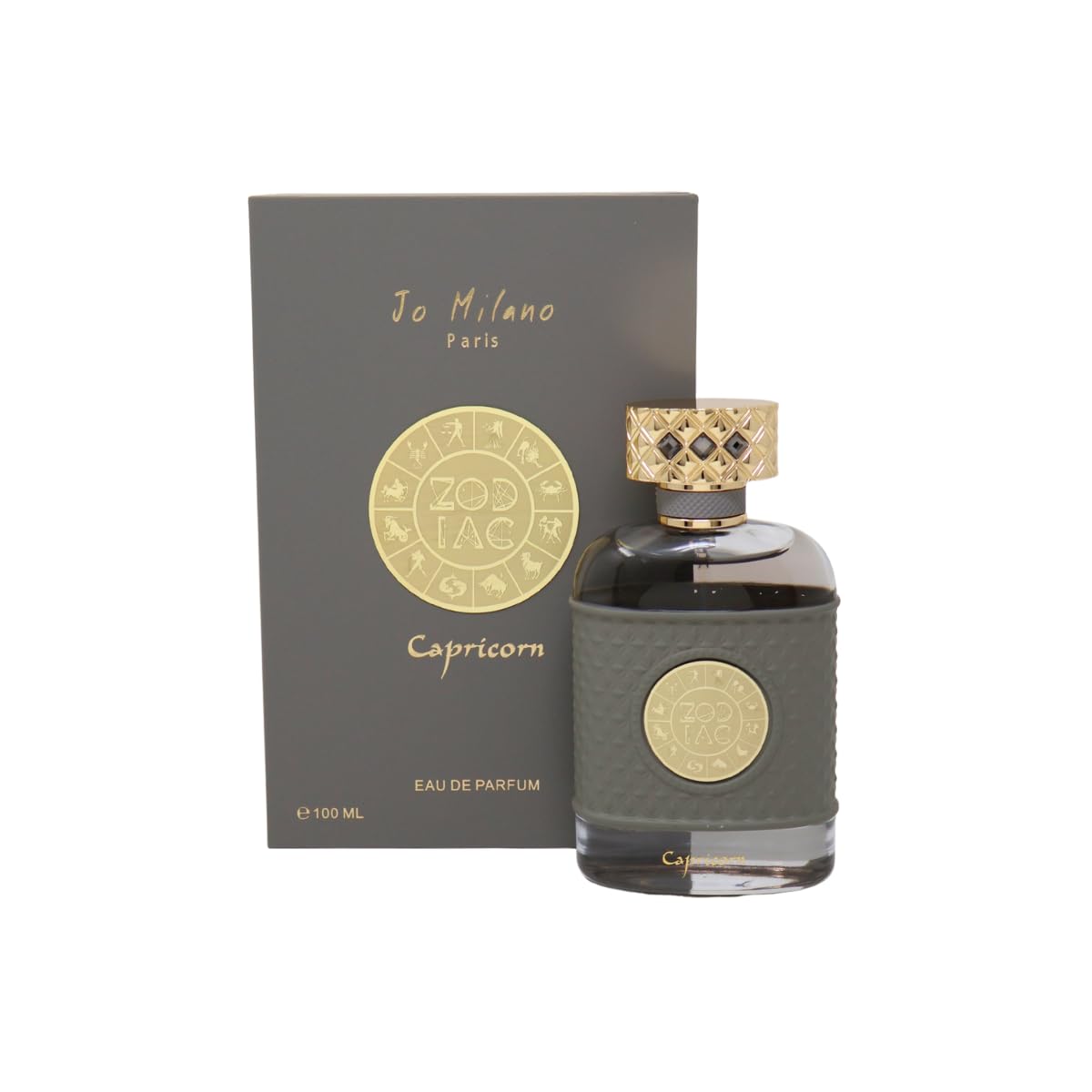 Zodiac CAPRICORN Eau de Parfum - 3.4 FL OZ | Luxurious Grey & Gold Fragrance