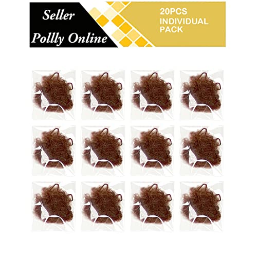 20 Pcs Elastic Hair Nets for Women - Invisible Bun Mesh