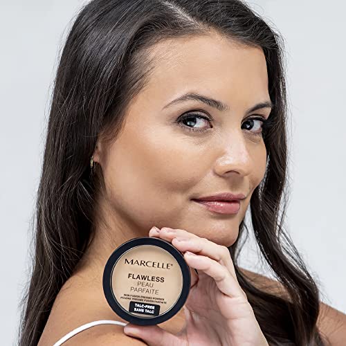 Marcelle Flawless Pressed Powder - Hypoallergenic Talc-Free Face Makeup