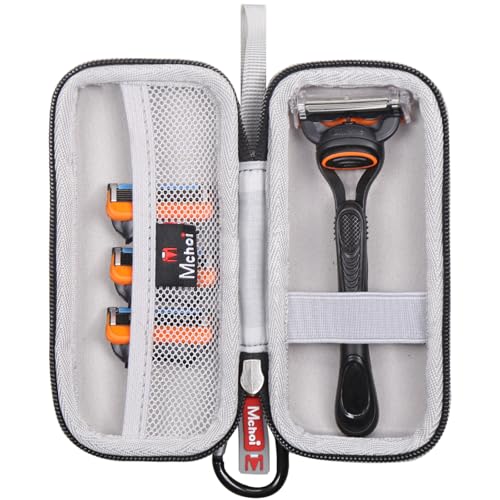 Mchoi Hard Carrying Case for Fusion5 Razor - Grey Travel Case