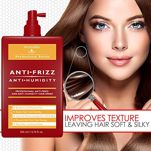 Arvazallia Anti-Frizz Hair Spray & Heat Protectant with Shine