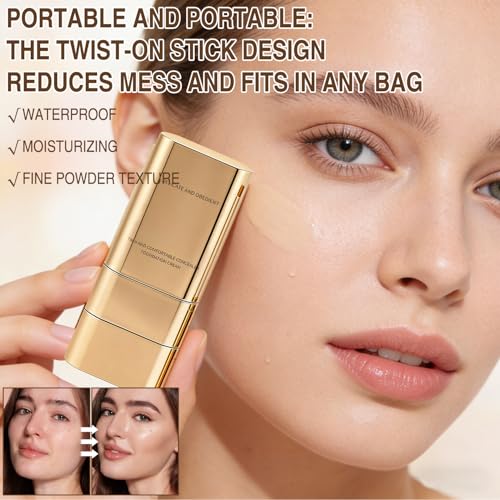 Luminous Dual-Ended Concealer Foundation Stick - #01 Ivory White