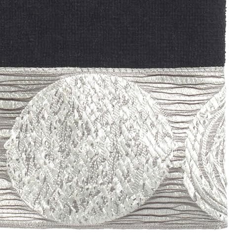 Avanti Linens Galaxy Black Hand Towel - 100% Cotton, Jacquard Design