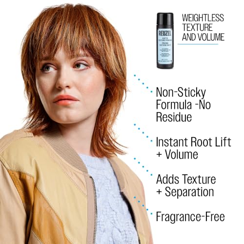REUZEL Matte Texture Powder 0.53 oz - Volumizing Hair Powder for Instant Root Lift