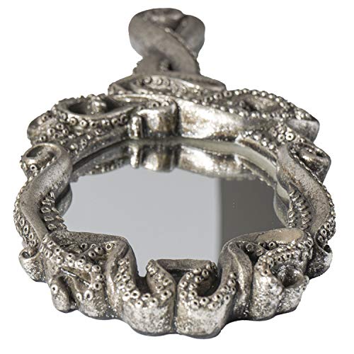 Gothic Kraken Handheld Mirror - Antique Sea Creature Decor