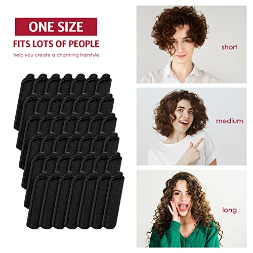Syhood Foam Sponge Hair Rollers Set with Rat Tail Comb - 43 Pcs