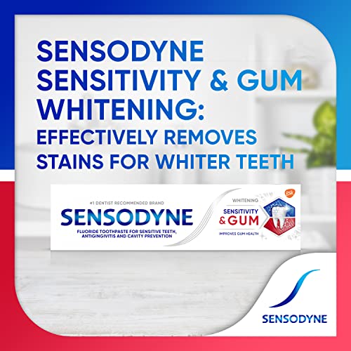 Sensodyne Sensitivity & Gum Whitening Toothpaste - 2.3 oz Pack of 2