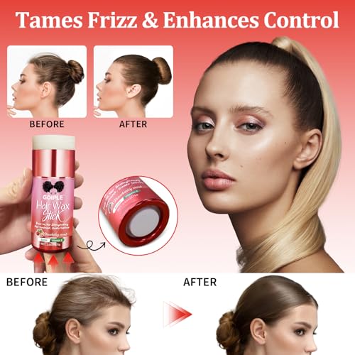 Goiple Strawberry Scent Hair Wax Stick 2.64oz Non-Greasy, Long-Lasting Styling for Men, Women & Kids