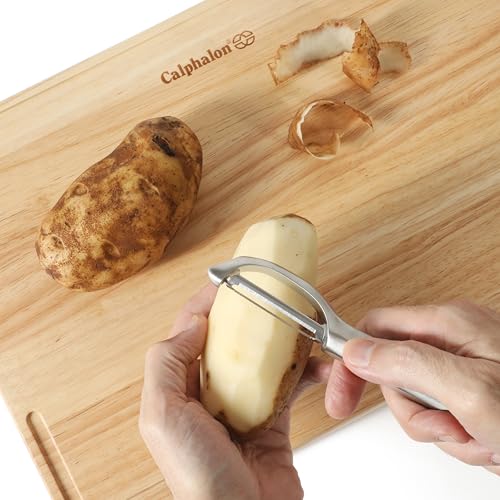 Calphalon Stainless Steel Vegetable Peeler with Swivel Blade
