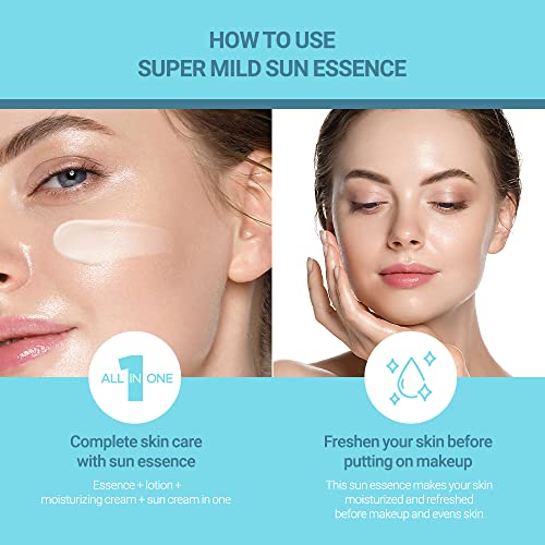 SCINIC Enjoy Super Mild Sun Essence Set SPF50+ | Hydrating, Lightweight, Non-Sticky, 50ml