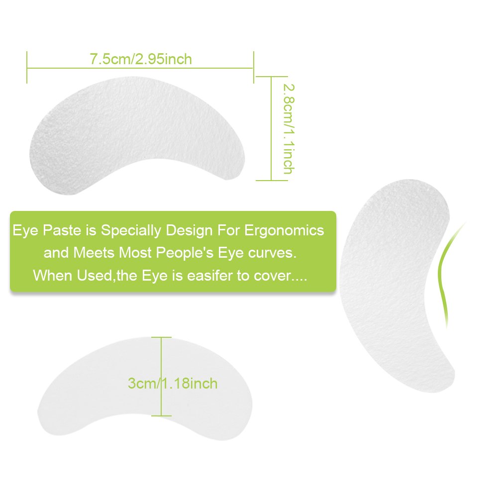 Hydrogel Eye Pads for Lash Extensions - 110 Pairs Under Eye Gel Patches for Beauty Makeup