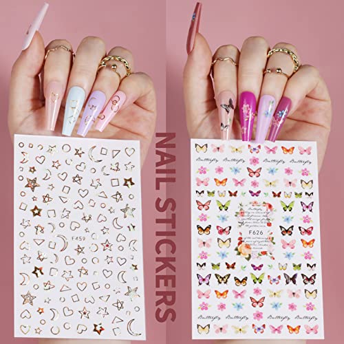 Teenitor Full Cover Press On Coffin Nails Kit - 576pcs in 24 Colors