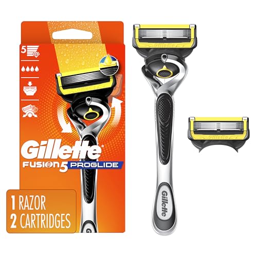 Gillette ProGlide Shield Men's Razor with FlexBall Handle & 2 Blade Refills