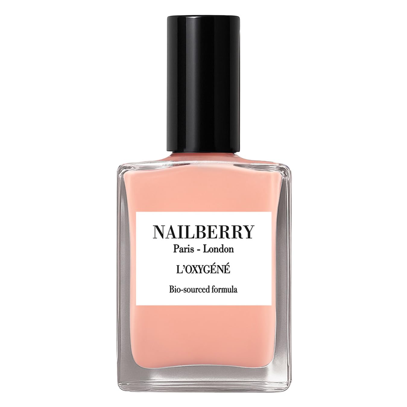Oxygenated Nail Lacquer - Rose Blossom Pastel Pink | 12-Free Vegan Nail Polish | UV Protected Long-Wear | 15 ml