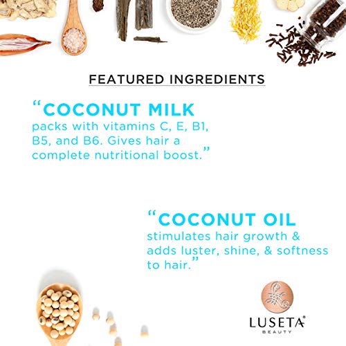 Luseta Coconut Milk Conditioner for Dry Damaged Hair - 16.9oz