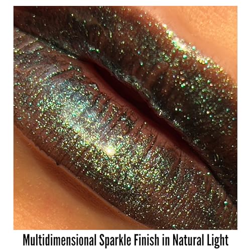 Mynena Green Shimmer Lip Gloss - Willow - Hydrating High-Shine Finish