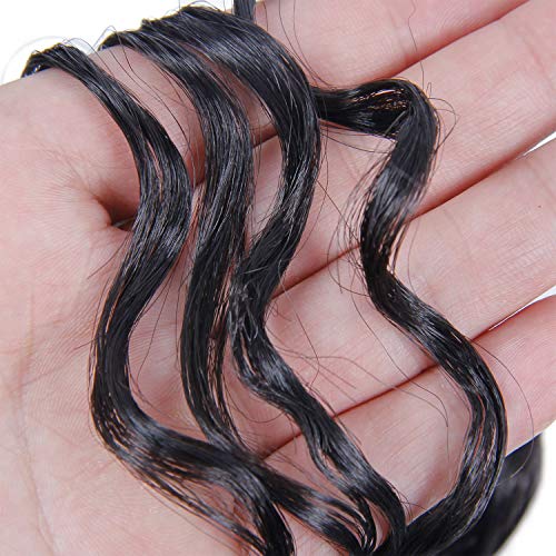 GoGo Curl Crochet Hair for Black Women - Short Beach Curls 10 Inch (Pack of 5) 1B