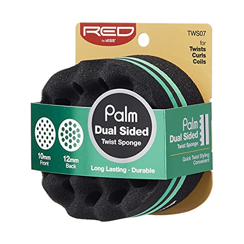 Red by Kiss Dual Sided Twist Hair Brush - Palm Dual Sided Styling Tool