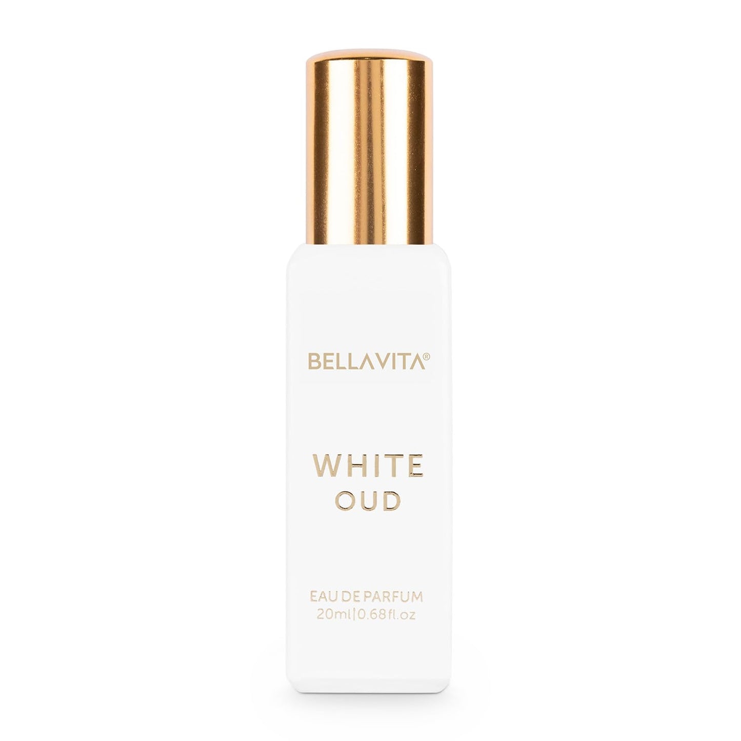 **Bellavita White Oud Eau de Parfum - Long Lasting Unisex Fragrance | 20 ml Travel Size with Fruity & Tobacco Notes**