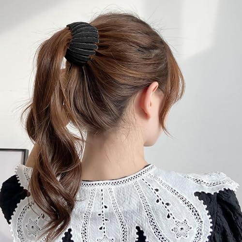 Sizobi Velvet Bird Nest Magic Hair Clips - Non-Slip Hair Ties (3 Pack)