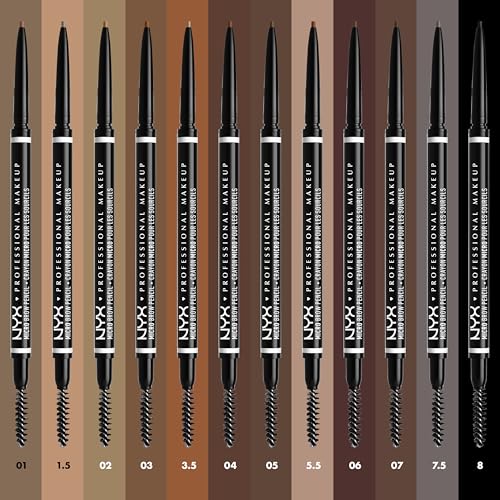 NYX Micro Brow Pencil - Waterproof, Vegan, Rich Auburn