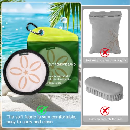 Beach Sand Remover Wipe - Portable Sand Eraser for Family Vacations