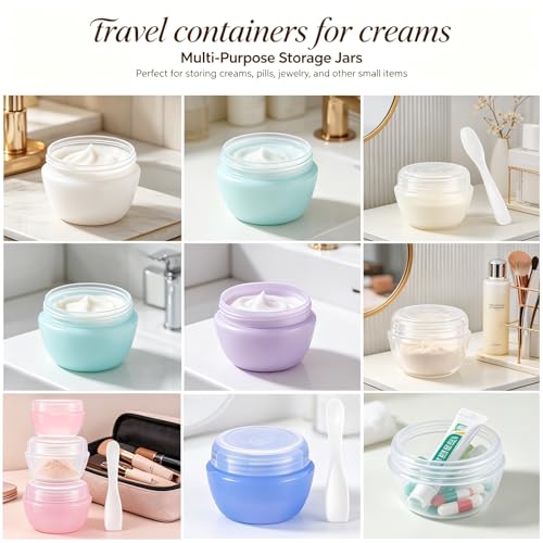 ZOADLE TSA Leak-Proof Travel Containers Set - 3 Sizes, 6 Pcs
