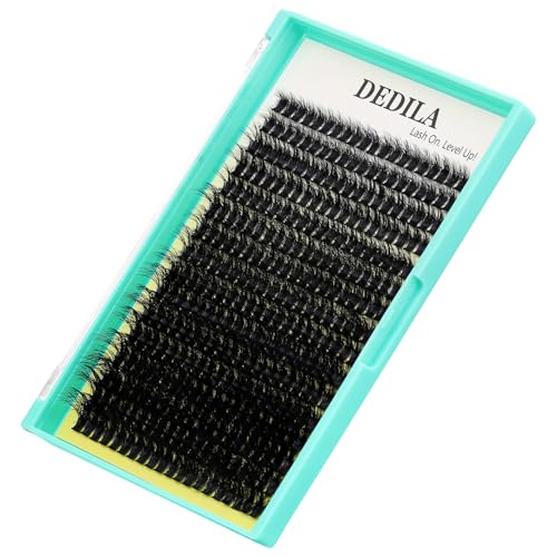 Dedila 60D Wispy Individual Cluster Lashes - 320 Pcs Mixed 10-18mm Set