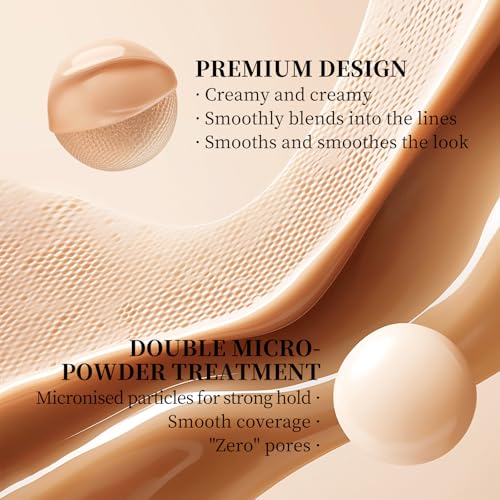ZEESEA Multi-Use Foundation Stick with Built-in Brush - Natural Beige
