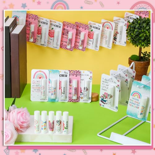 Sacubee Classic 15 Pack Teacher Appreciation Lip Balm Set with Honey Flavor