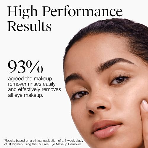 Neutrogena Gentle Oil-Free Eye Makeup Remover & Cleanser for Sensitive Eyes, Dissolves Waterproof Mascara, Non-Greasy Liquid Makeup Remover, Dermatologist & Ophthalmologist Tested, 8 fl. oz