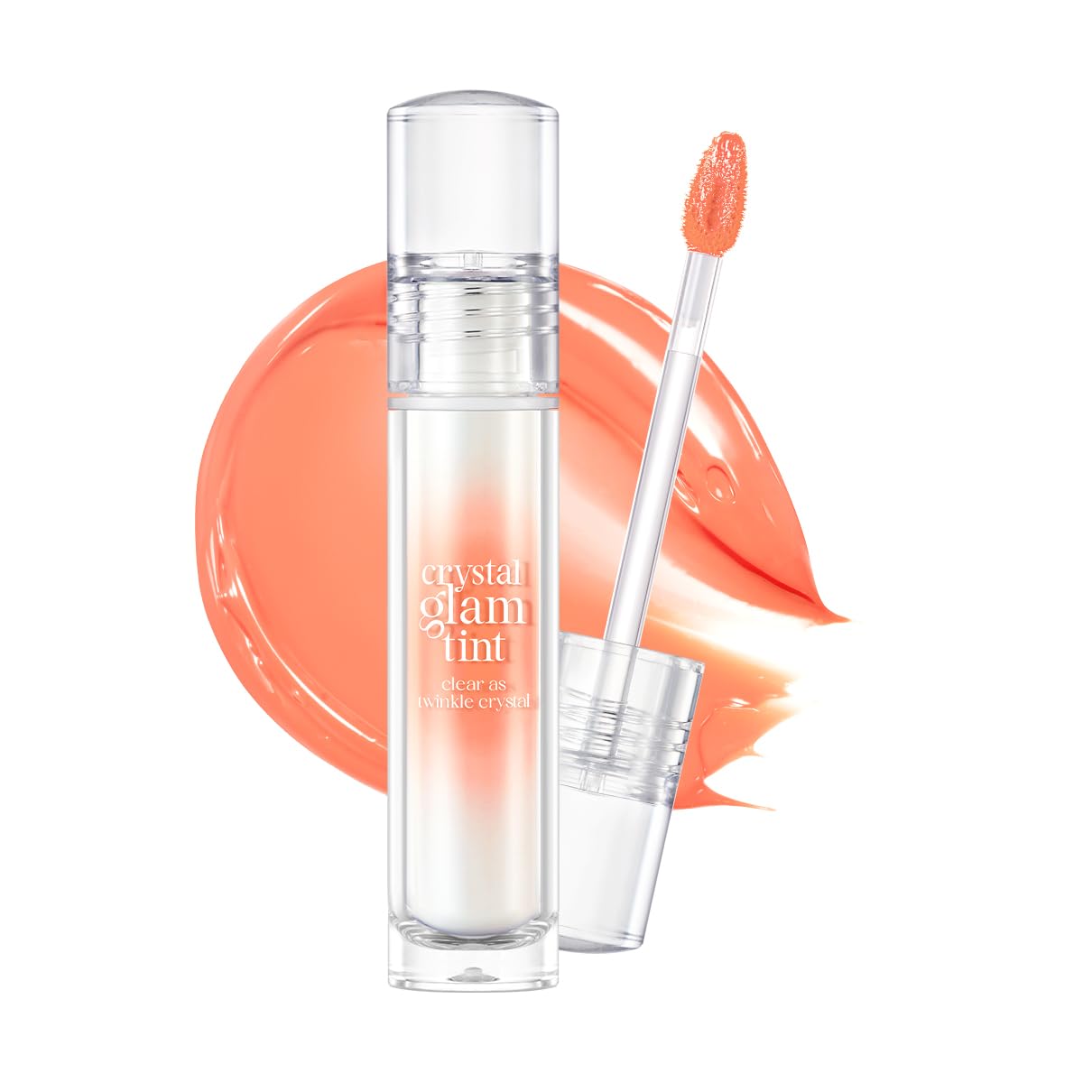 CLIO Crystal Glam Tint - Glossy Lip Tint with Long-Lasting Color | Lightweight Non-Sticky Stain in Daily Mauve