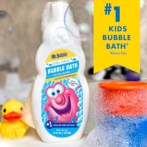 Mr. Bubble Extra Gentle Bubble Bath - Hypoallergenic & Tear Free 16 fl oz (Pack of 2)