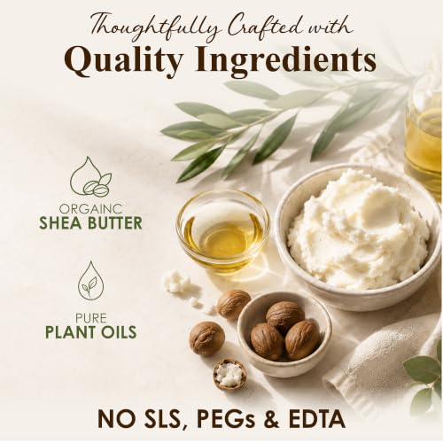 BELA Goat Milk Soap Bar, French Triple Milled with Organic Shea Butter, 6 Pack
