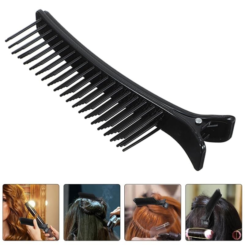NOLITOY 4Pcs Non-Slip Hair Sectioning Clips for Thick Hair