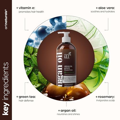 ArtNaturals Moroccan Argan Oil Shampoo - Deeply Hydrating 16 fl oz