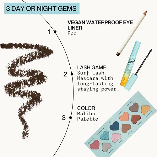 Pacifica Waterproof Eyeliner Pencil - Longwear Fringe Brown