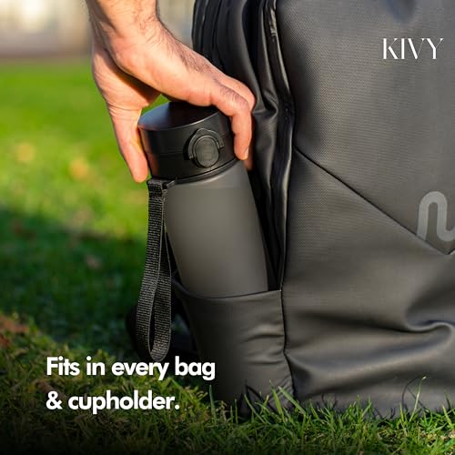 KIVY 32oz Slim Water Bottle - Lightweight, Leakproof & Dishwasher Safe