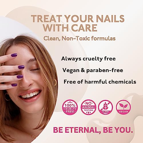 Eternal Nail Polish Set - 4 Long-Lasting, Quick-Dry, Cruelty-Free Colors