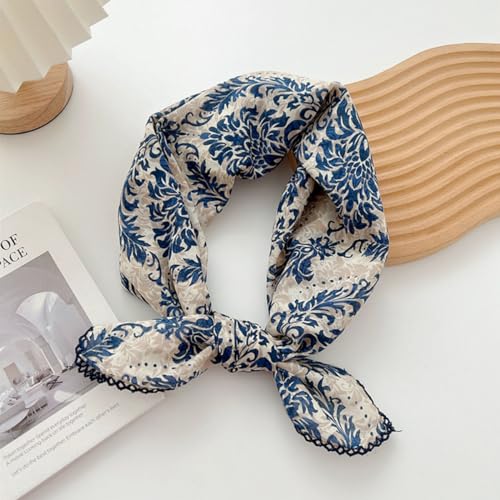 Large Cotton Bandana Headband for Women - 28x28 inch Hair Scarf