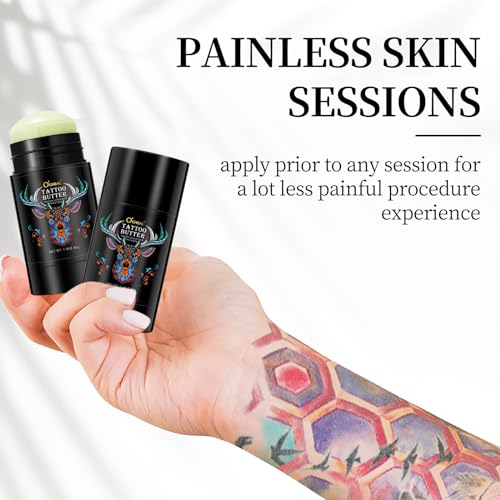 Proamate Natural Tattoo Aftercare Butter Balm - Moisturizer for Healing & Color Enhancement