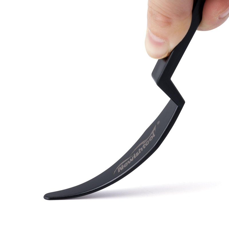 NEWISHTOOL Window Tint Tool, 5 PCS Black Corner Squeegee with Long Handle and Flat Lip for Window Tinting Film Installation