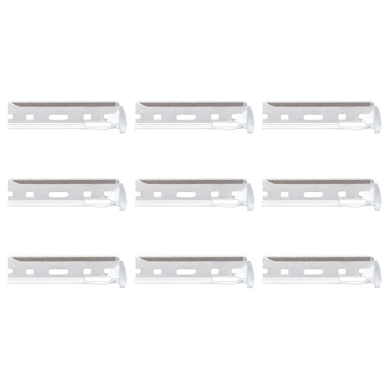Facial Razor Replacement Blades – Designed for compatibility with Tweezerman facial razors. (Pack of 9)