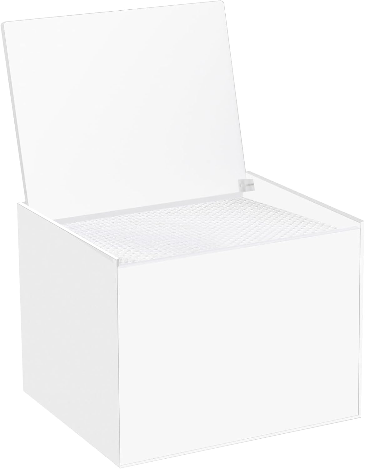 Acrylic Disposable Face Towel Holder Storage Box - Black Design for Easy Organization