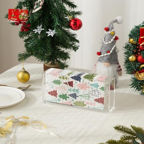 Clear Acrylic Napkin Holder - Durable Non-Slip Tissue Dispenser