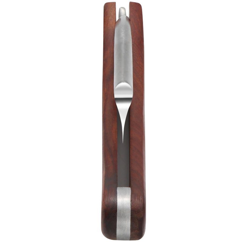 Straight Razors for Men with Wooden Handle and Premium Steel Blade - Complete Barber Razor Set with Leather Strop and Travel-Friendly Iron Box