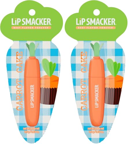 Lip Smacker Carrot Cake Lip Balm (Pack of 2) - Cute Easter Gift