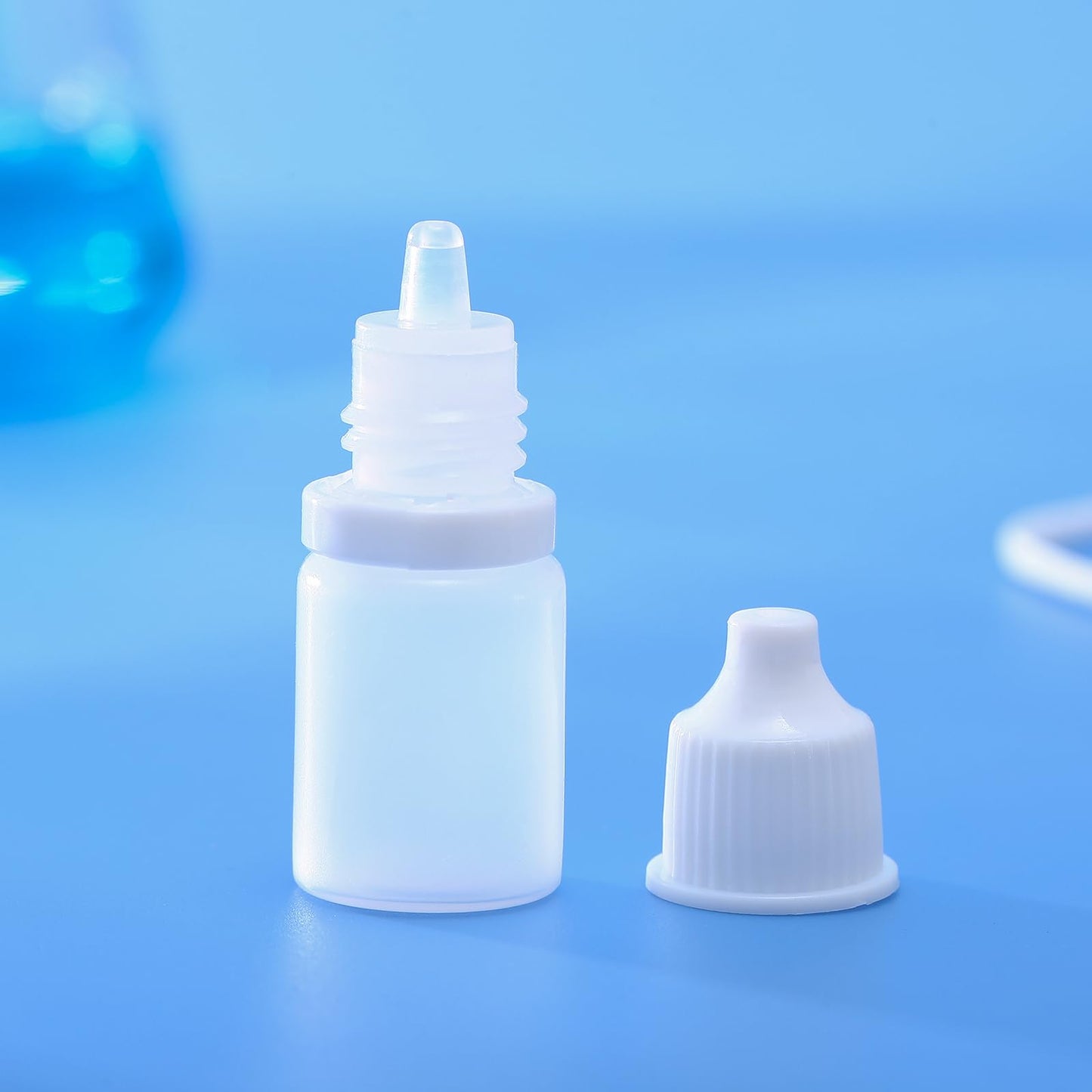 SUPVOX 10 Pack Small Plastic Dropper Bottles 1.77In Eye Dropper Squeeze Bottles with Leak-Proof Caps Mini Liquid Dispenser for Travel and Storage