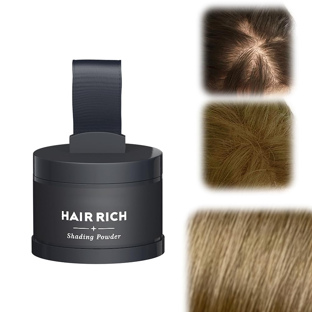 Hair Density Filler - 24-Hour Stain-Proof Hairline Powder for Bald Spot Concealing | Auburn Color
